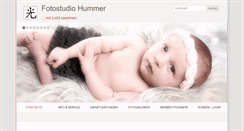 Desktop Screenshot of fotostudio-hummer.de